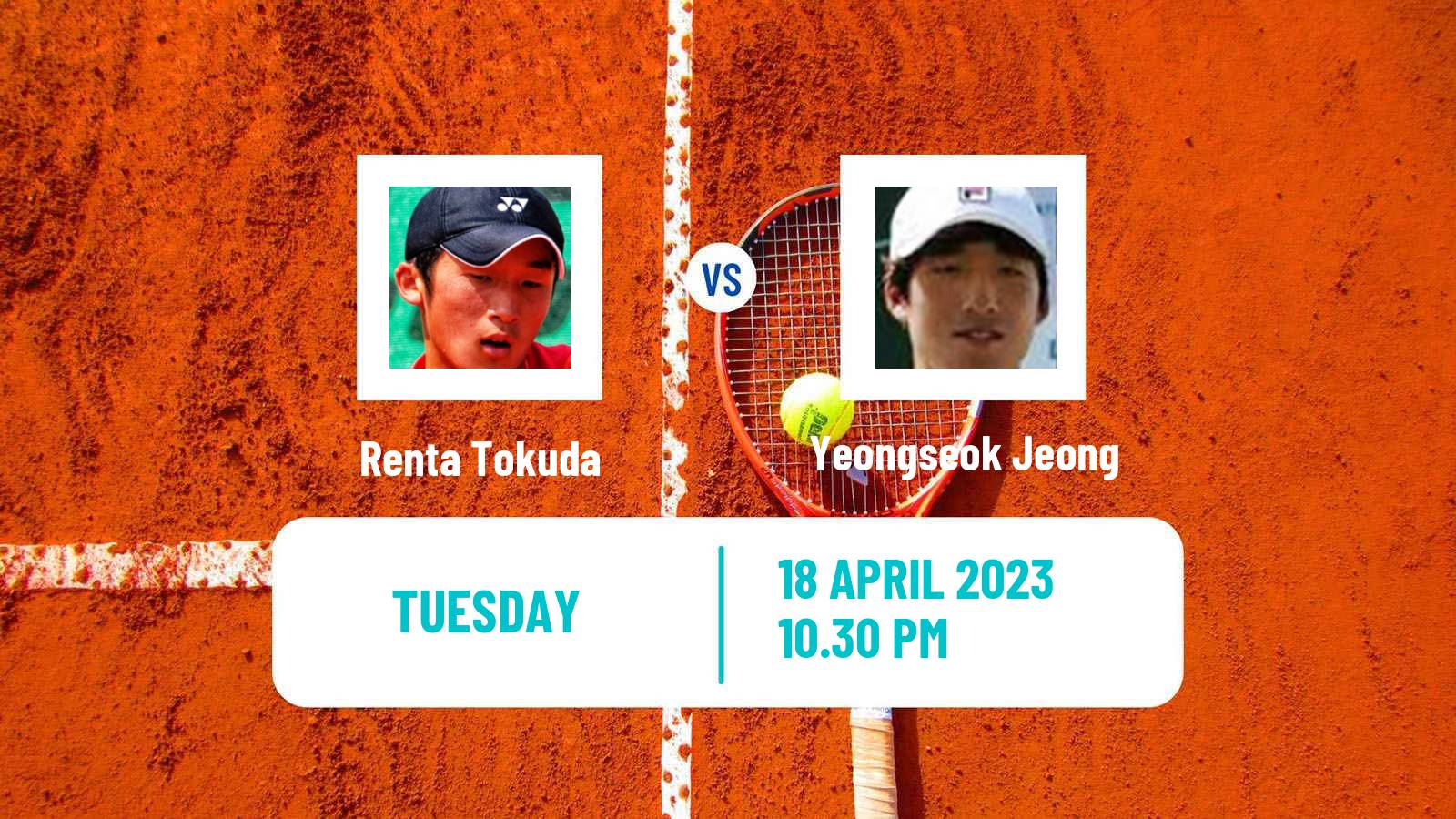 Tennis ITF Tournaments Renta Tokuda - Yeongseok Jeong