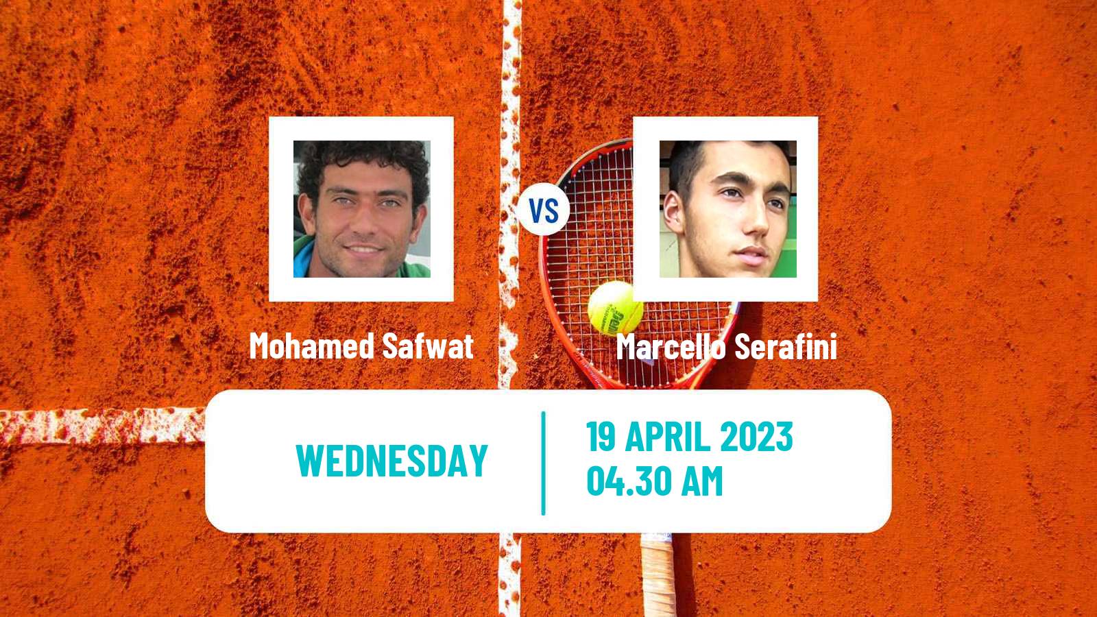 Tennis ITF Tournaments Mohamed Safwat - Marcello Serafini