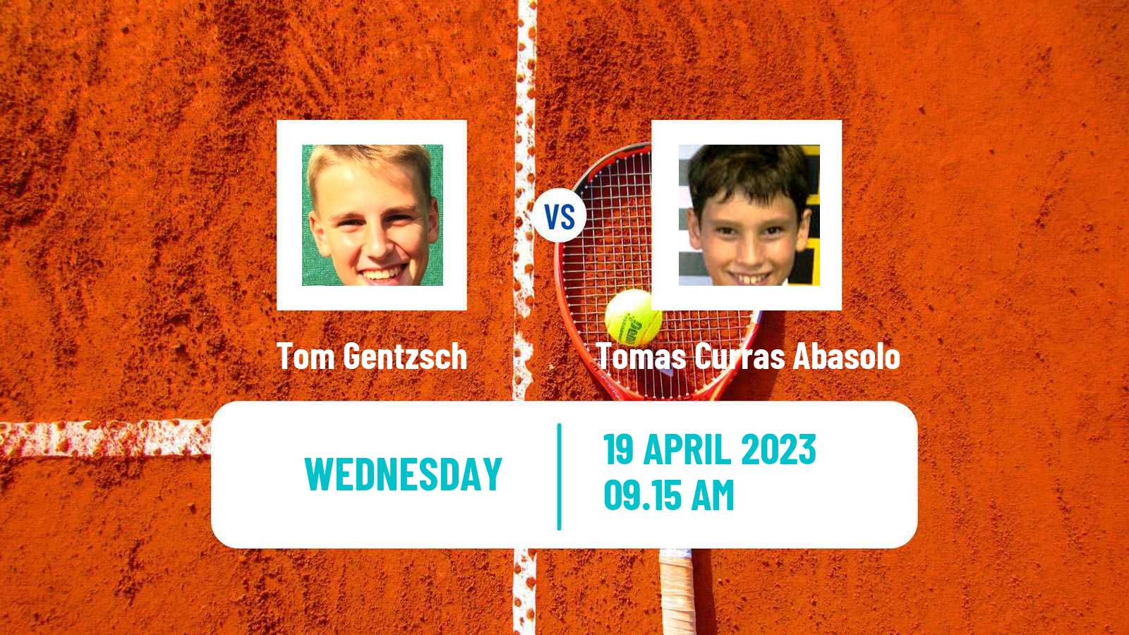 Tennis ITF Tournaments Tom Gentzsch - Tomas Curras Abasolo