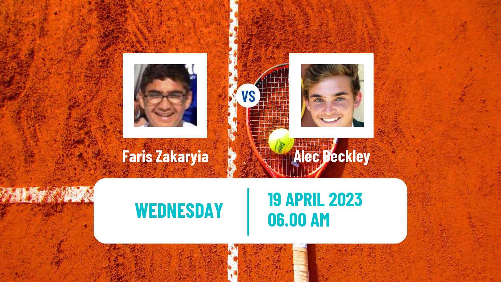 Tennis ITF Tournaments Faris Zakaryia - Alec Beckley