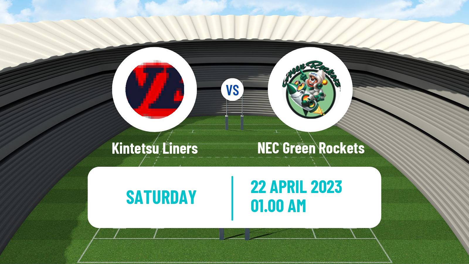 Rugby union Japan League One Rugby Union Kintetsu Liners - NEC Green Rockets