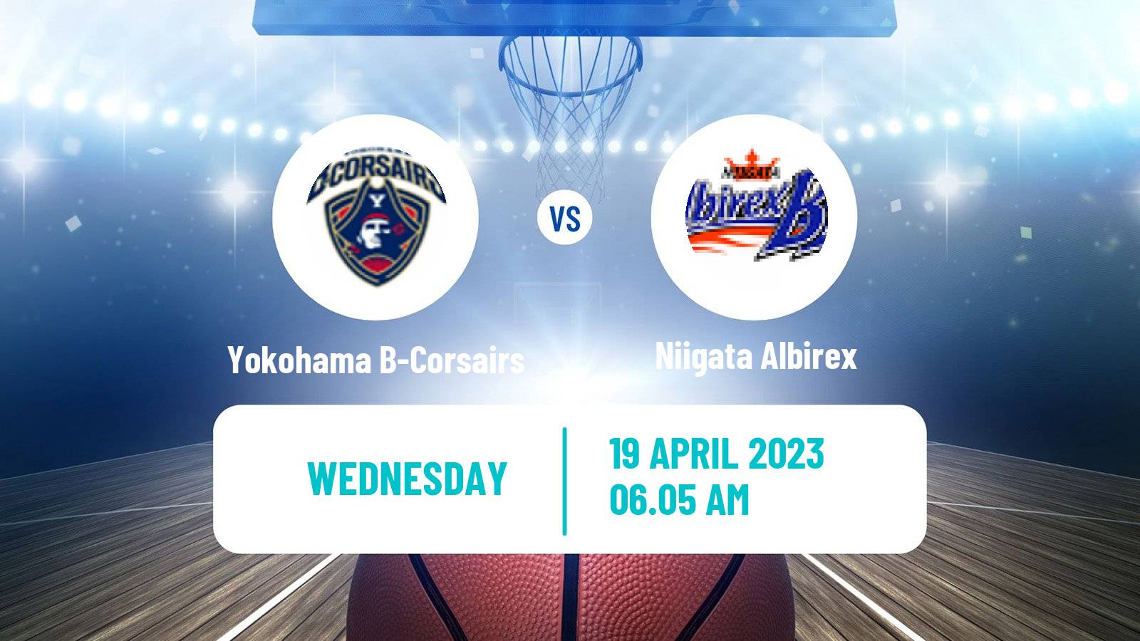 Basketball BJ League Yokohama B-Corsairs - Niigata Albirex