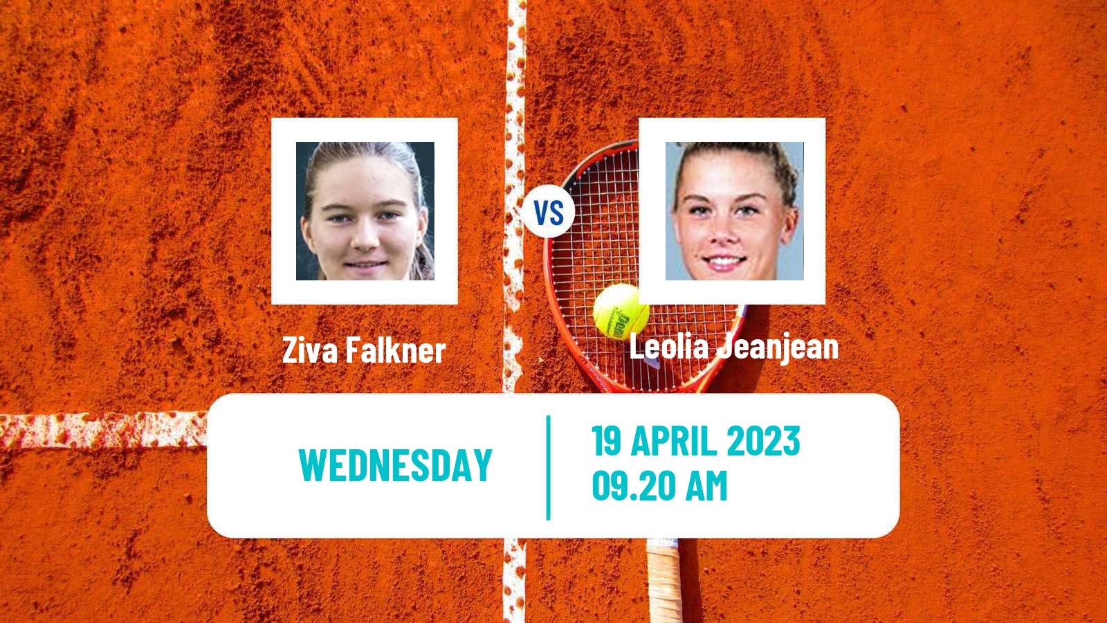 Tennis ITF Tournaments Ziva Falkner - Leolia Jeanjean