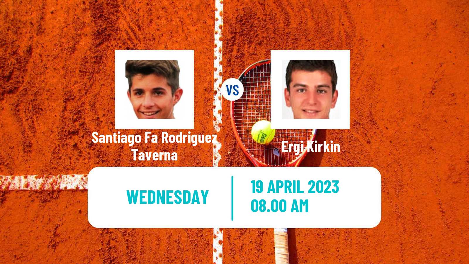 Tennis ATP Challenger Santiago Fa Rodriguez Taverna - Ergi Kirkin