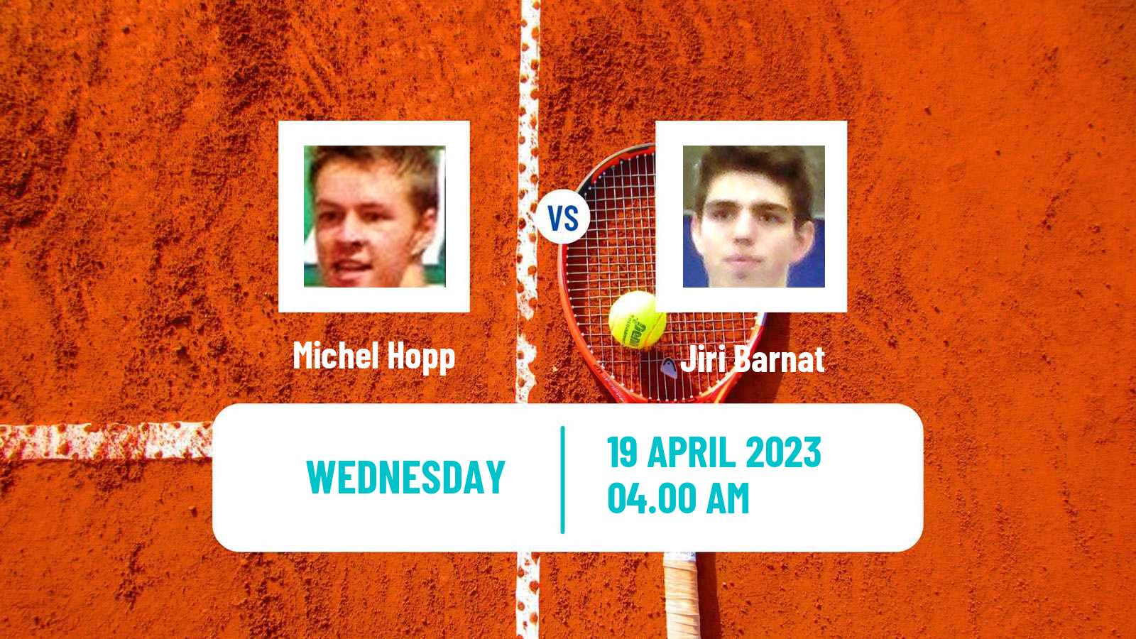 Tennis ITF Tournaments Michel Hopp - Jiri Barnat