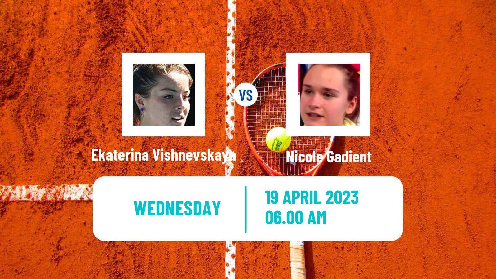 Tennis ITF Tournaments Ekaterina Vishnevskaya - Nicole Gadient