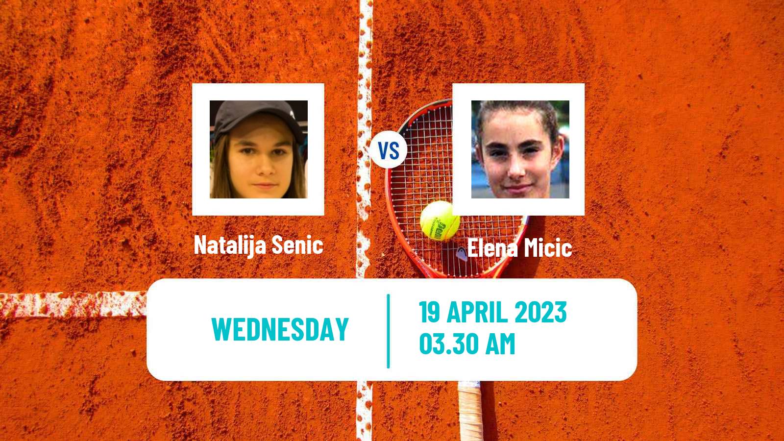 Tennis ITF Tournaments Natalija Senic - Elena Micic