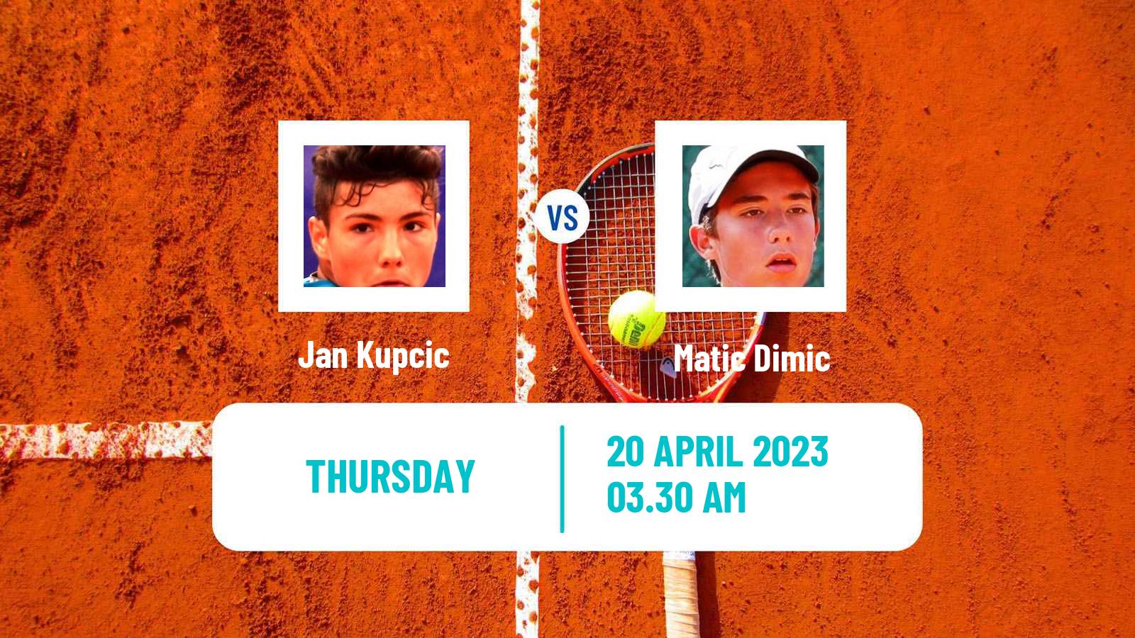 Tennis ITF Tournaments Jan Kupcic - Matic Dimic