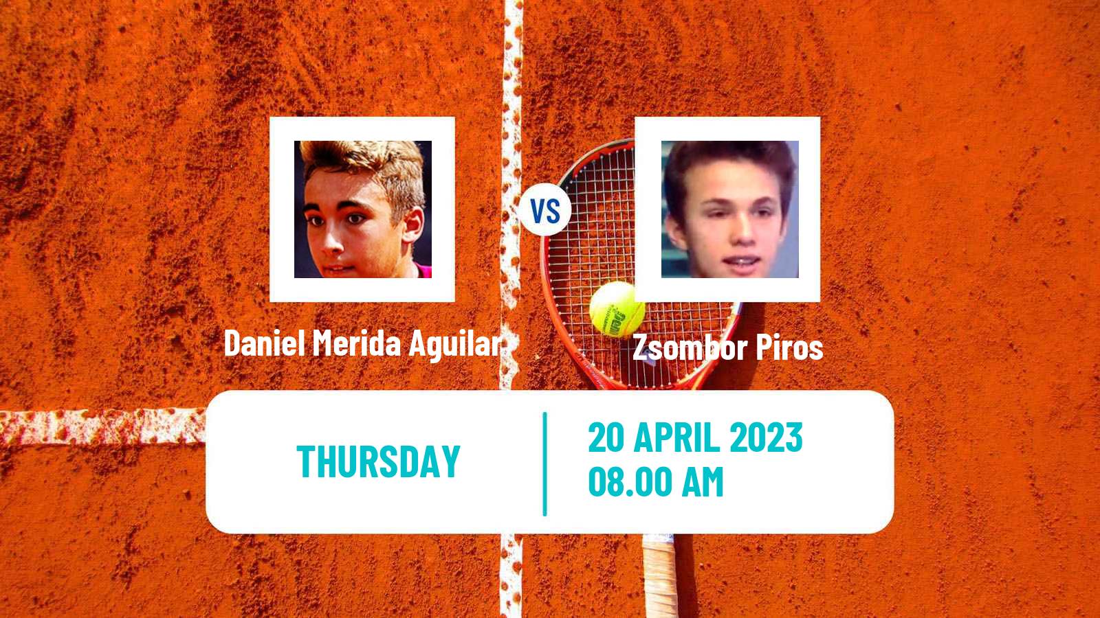 Tennis ATP Challenger Daniel Merida Aguilar - Zsombor Piros