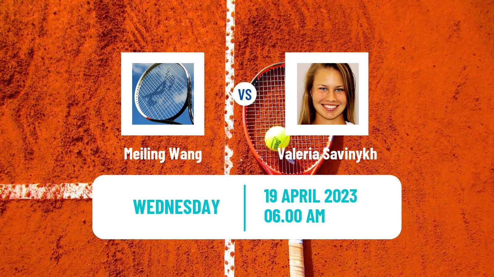 Tennis ITF Tournaments Meiling Wang - Valeria Savinykh