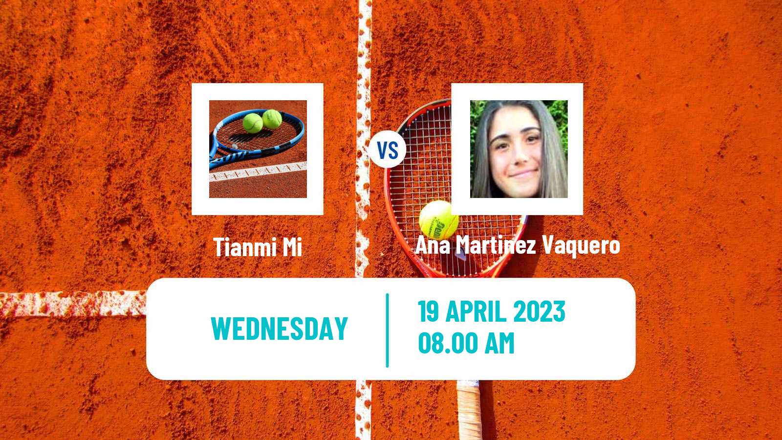 Tennis ITF Tournaments Tianmi Mi - Ana Martinez Vaquero