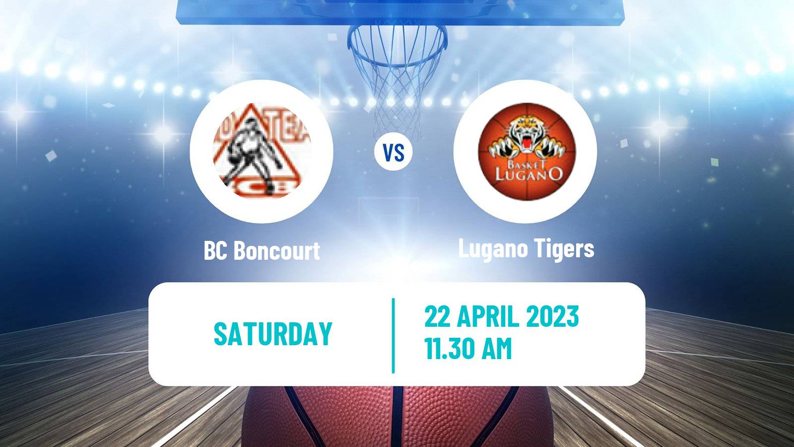 Basketball Swiss SB League Basketball Boncourt - Lugano Tigers