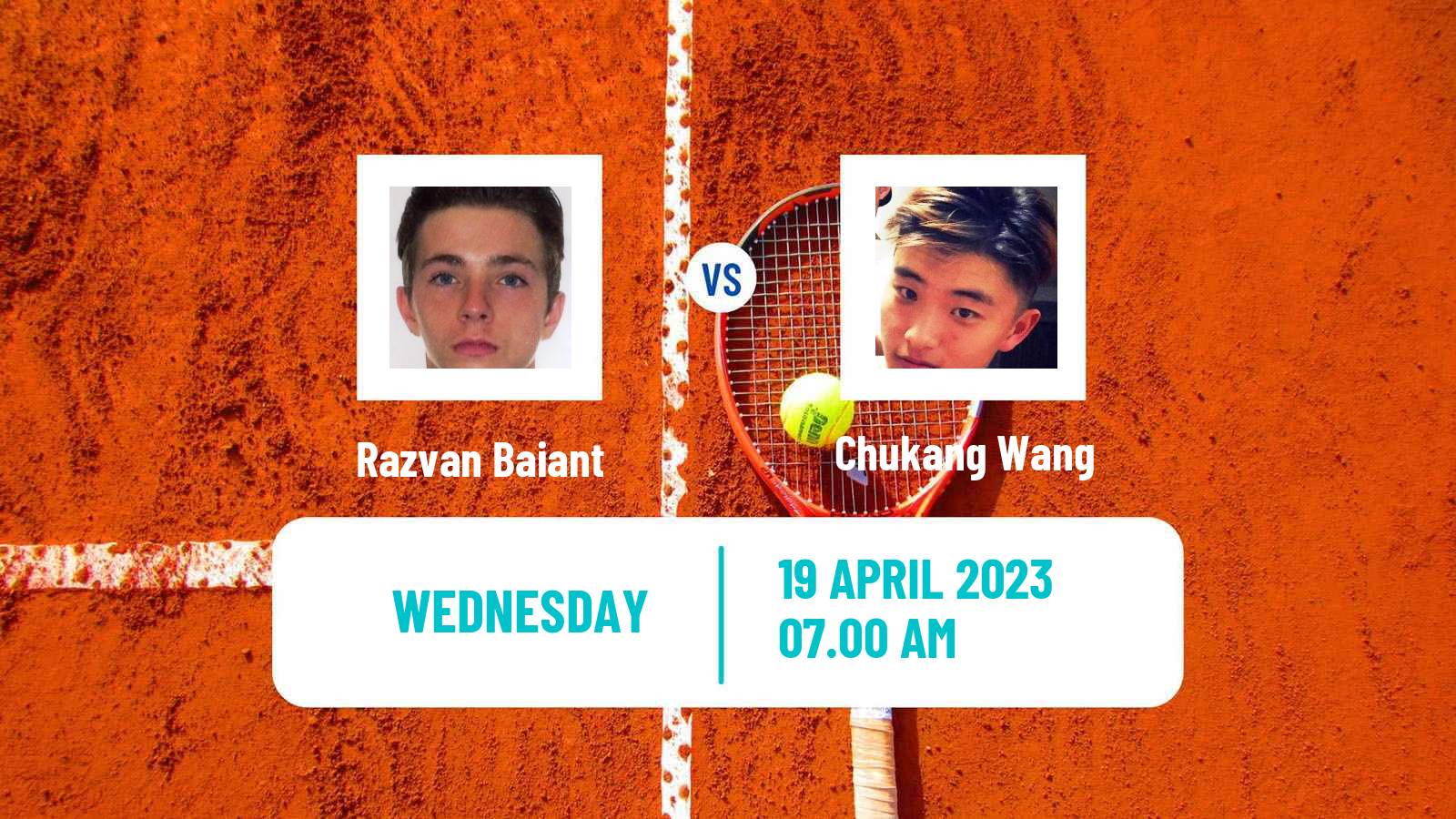 Tennis ITF Tournaments Razvan Baiant - Chukang Wang