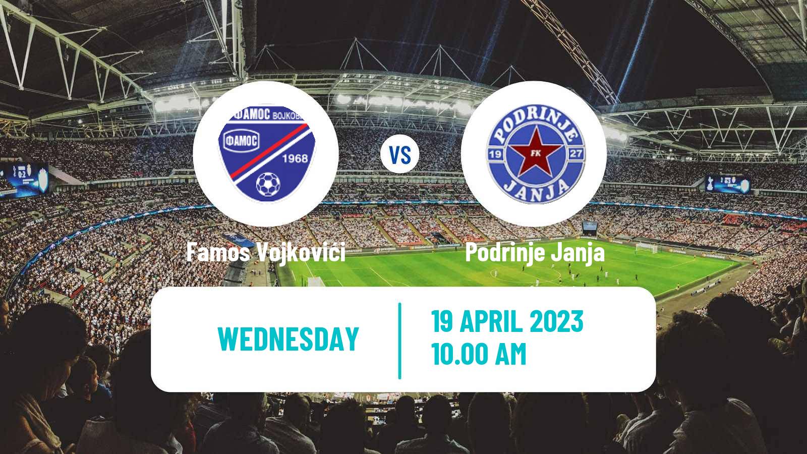 Soccer Bosnian Prva Liga RS Famos Vojkovići - Podrinje Janja