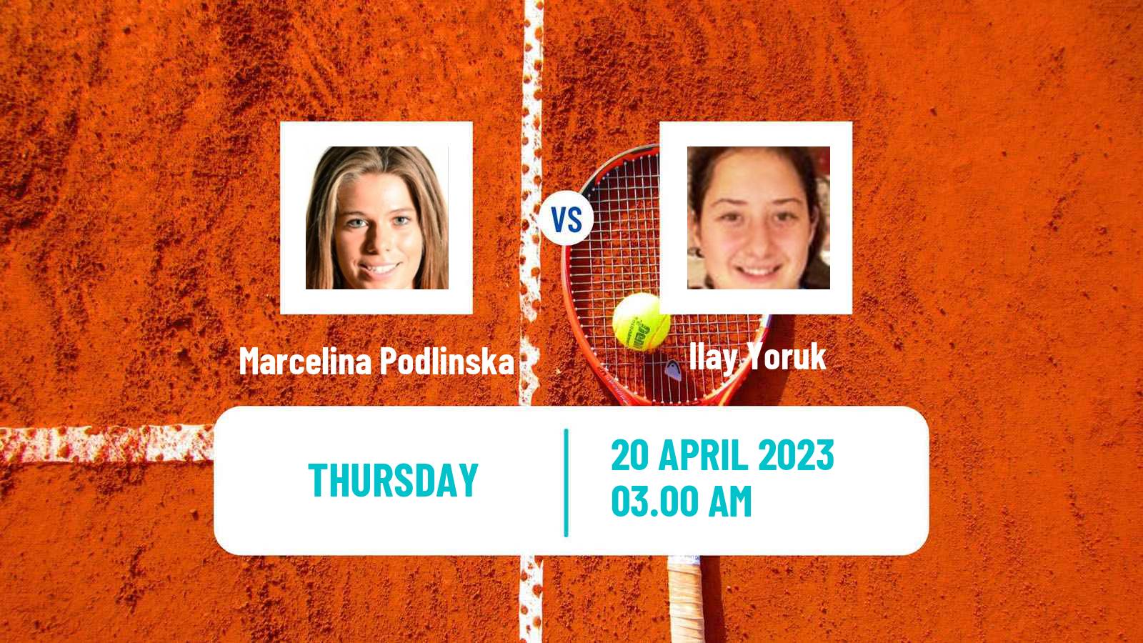 Tennis ITF Tournaments Marcelina Podlinska - Ilay Yoruk