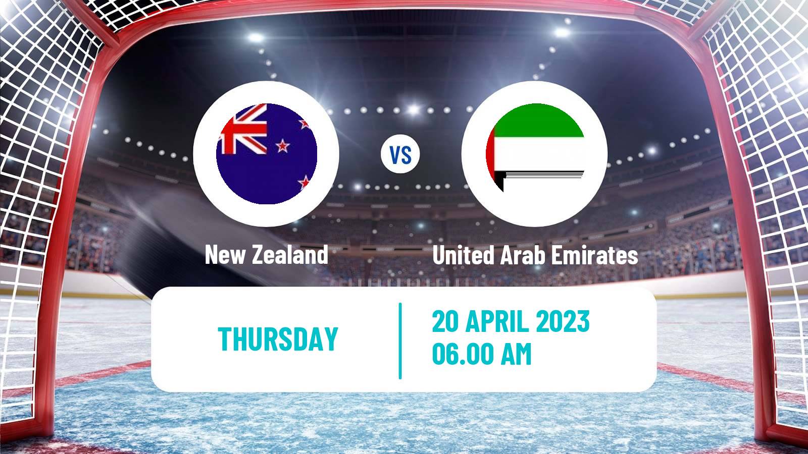 Hockey IIHF World Championship IIB New Zealand - United Arab Emirates