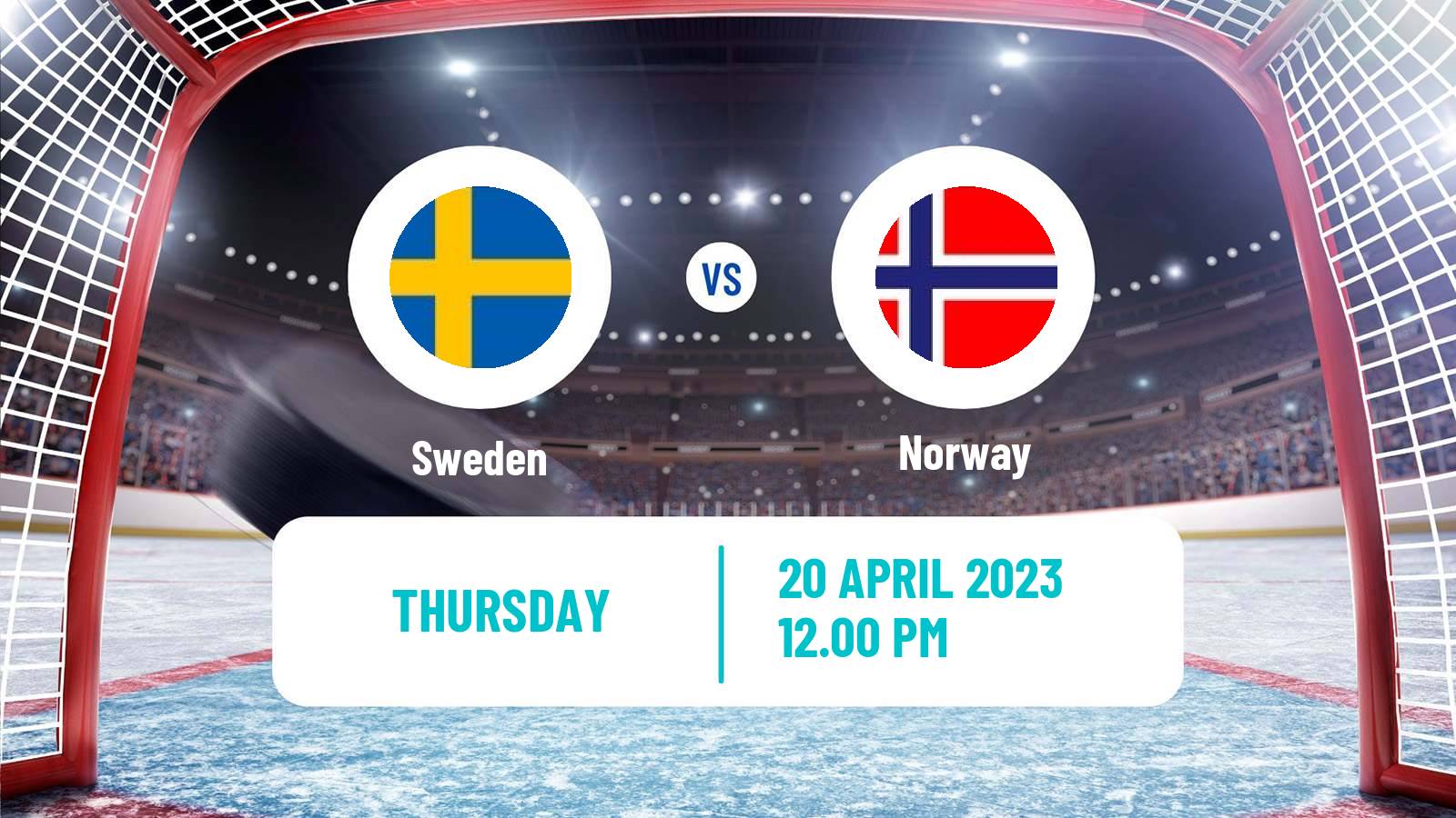 Hockey Friendly International Ice Hockey Sweden - Norway