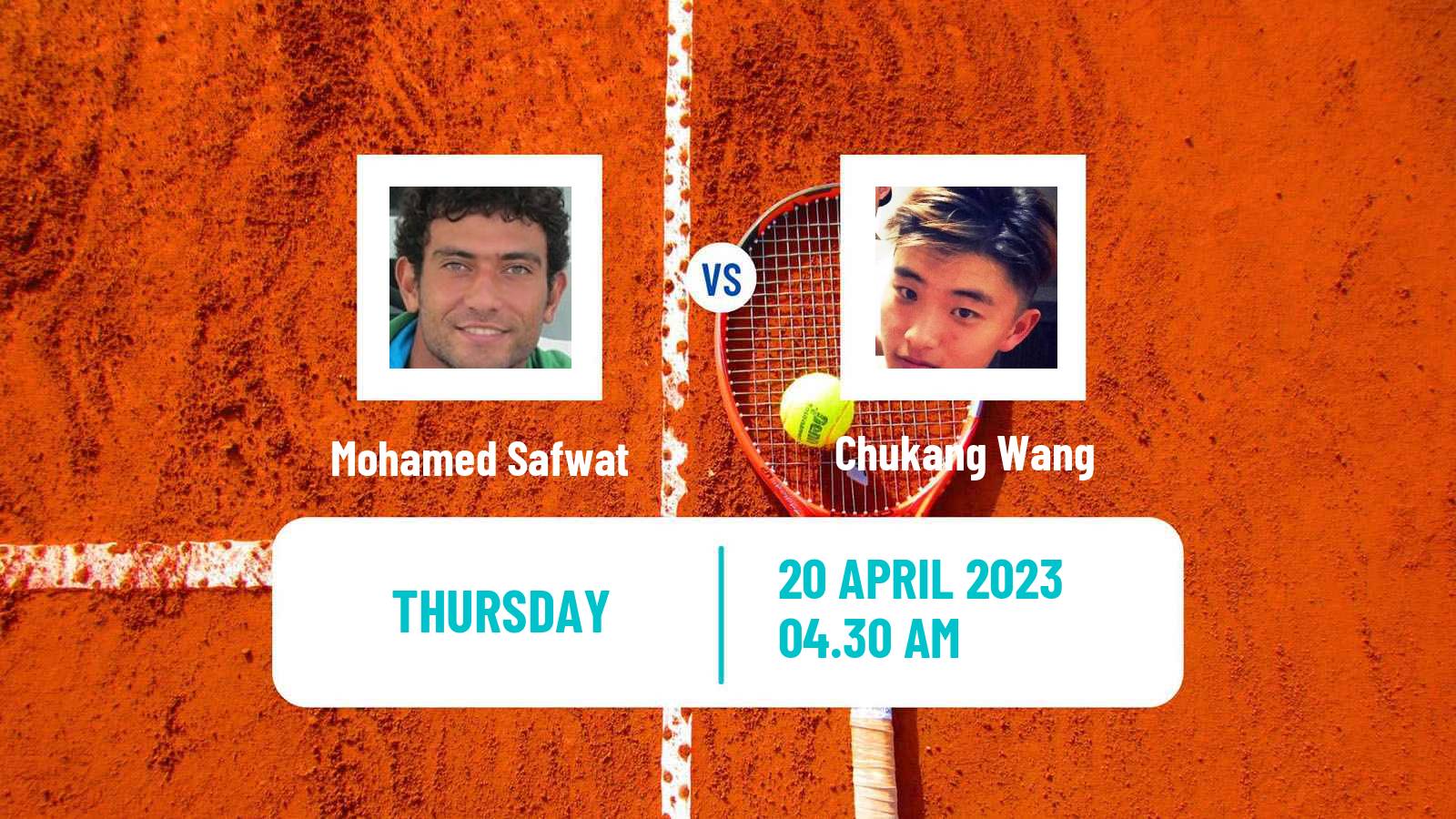 Tennis ITF Tournaments Mohamed Safwat - Chukang Wang