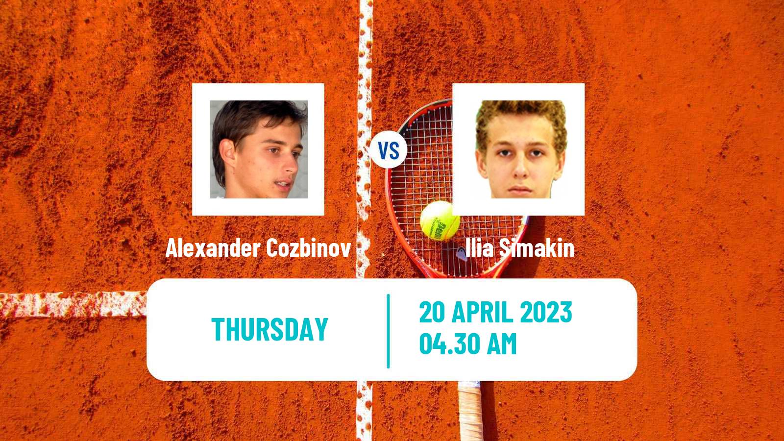 Tennis ITF Tournaments Alexander Cozbinov - Ilia Simakin