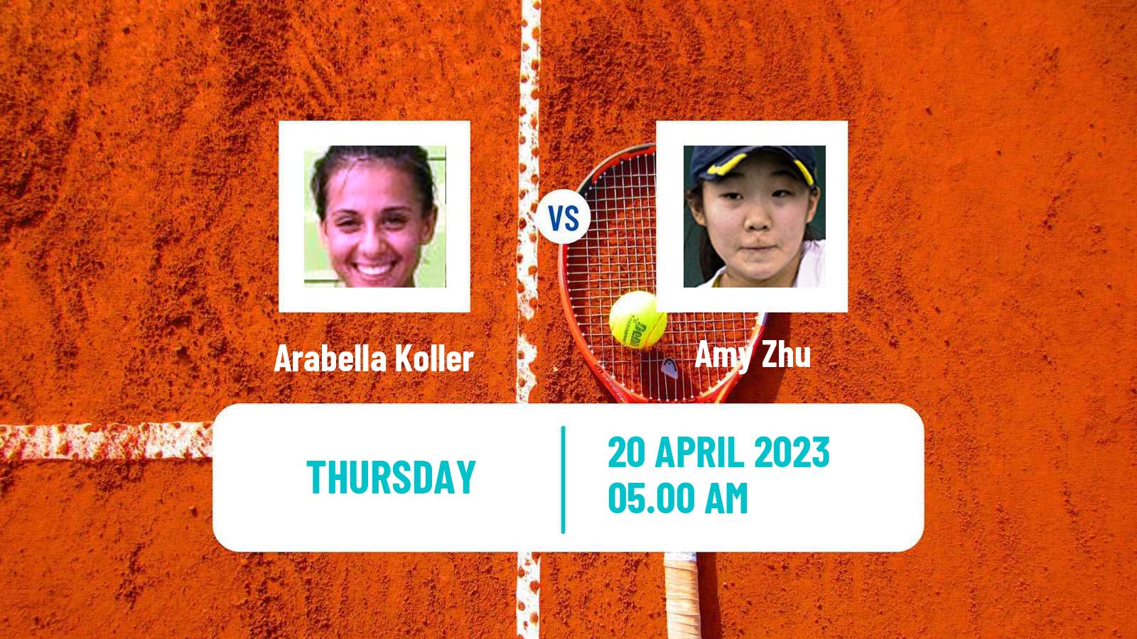 Tennis ITF Tournaments Arabella Koller - Amy Zhu
