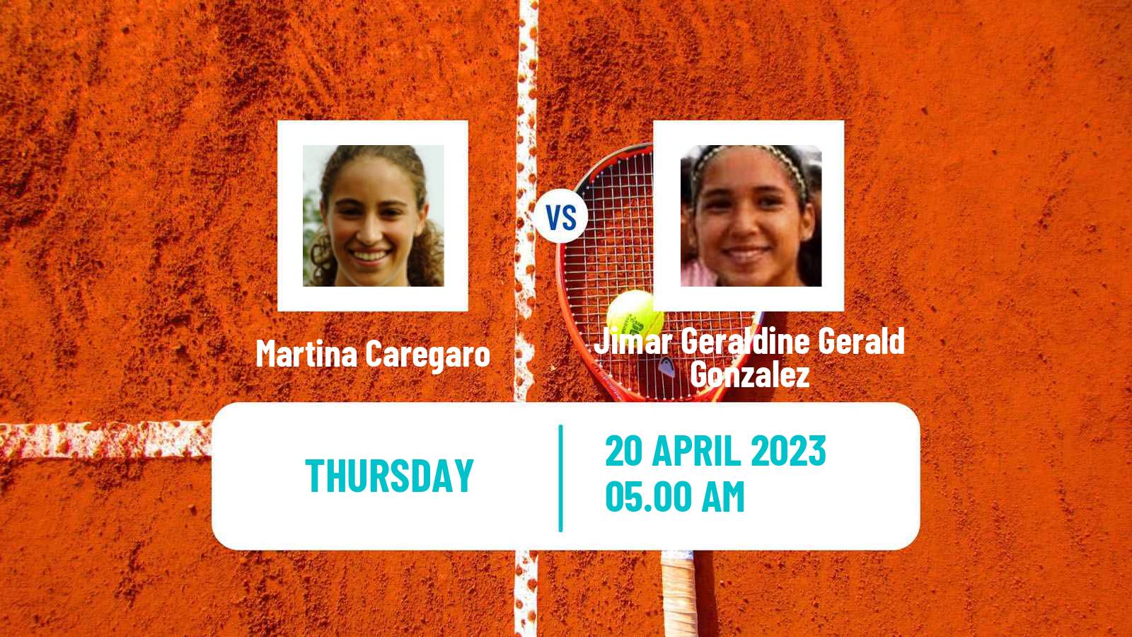 Tennis ITF Tournaments Martina Caregaro - Jimar Geraldine Gerald Gonzalez