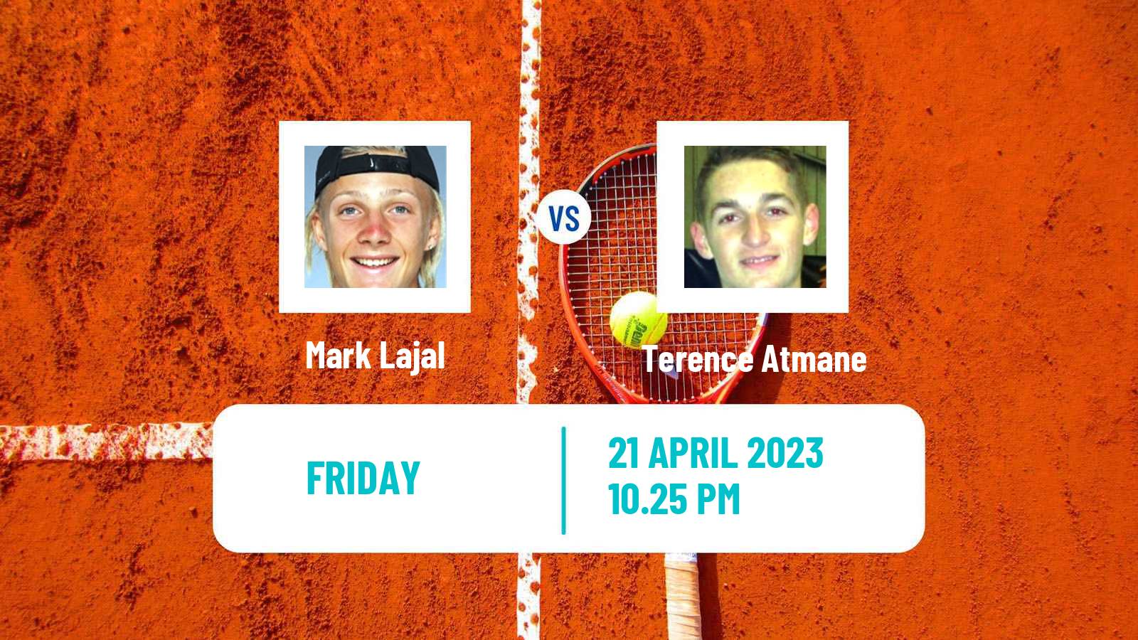 Tennis ATP Challenger Mark Lajal - Terence Atmane