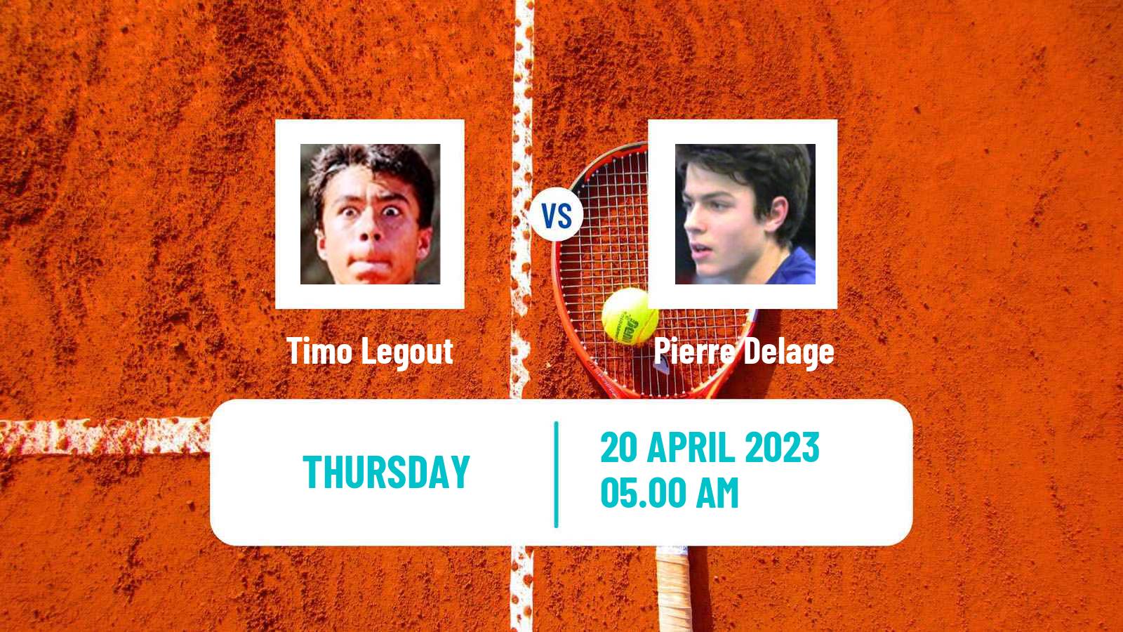 Tennis ITF Tournaments Timo Legout - Pierre Delage