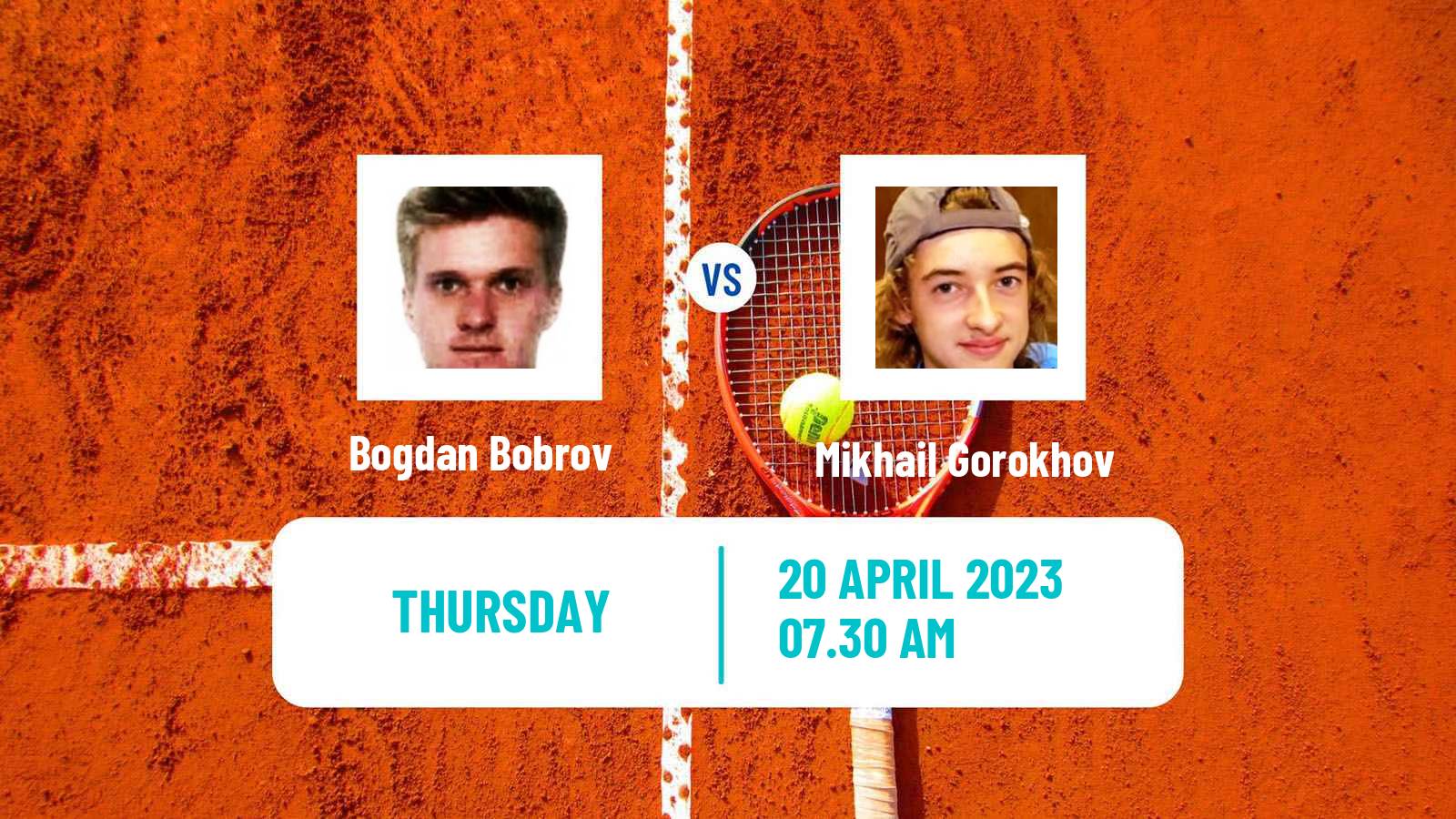 Tennis ITF Tournaments Bogdan Bobrov - Mikhail Gorokhov