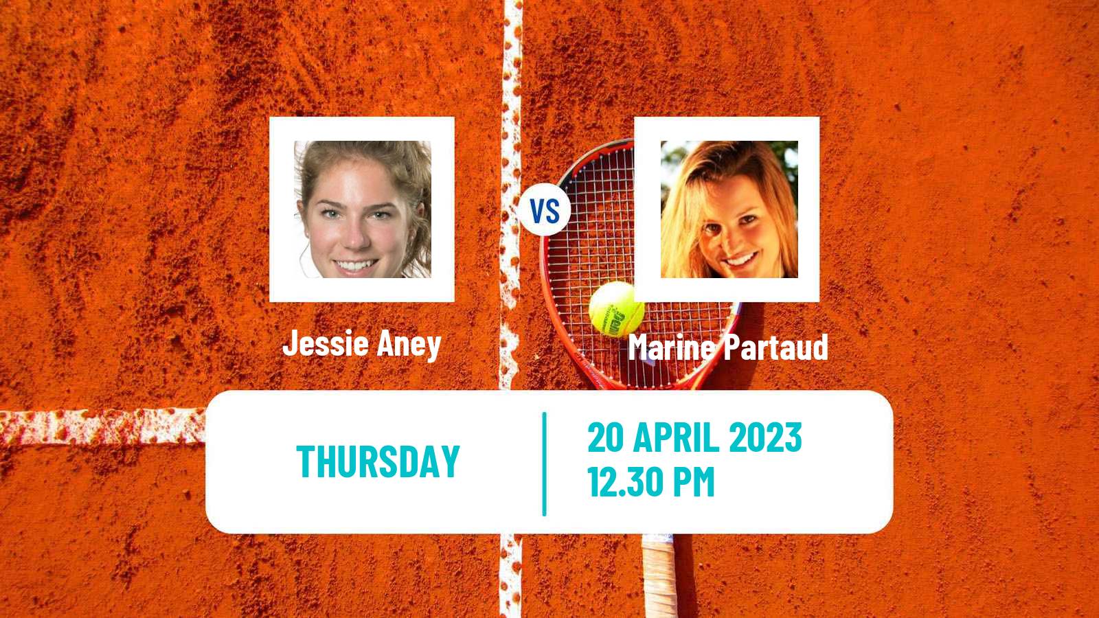 Tennis ITF Tournaments Jessie Aney - Marine Partaud