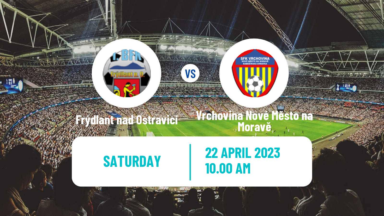 Soccer Czech MSFL Frýdlant nad Ostravicí - Vrchovina Nové Město na Moravě