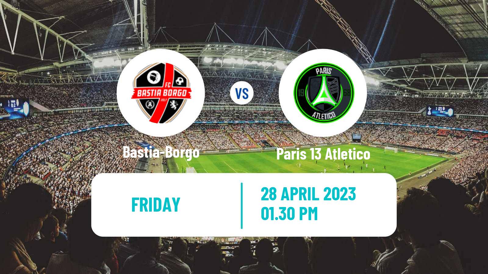 Soccer French National League Bastia-Borgo - Paris 13 Atletico