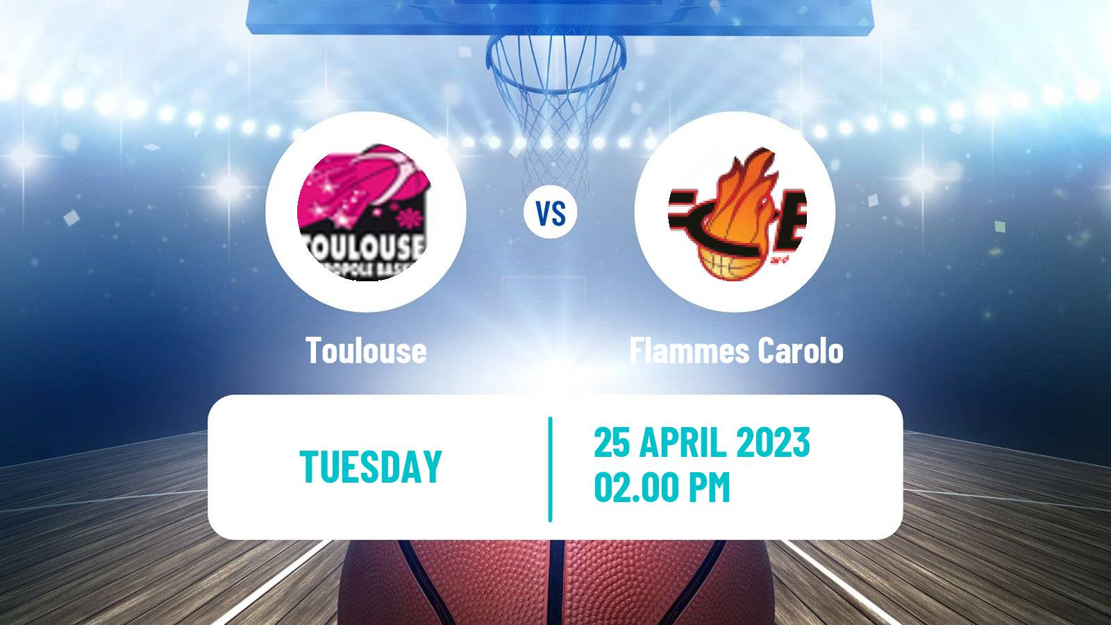 Basketball French LFB Toulouse - Flammes Carolo