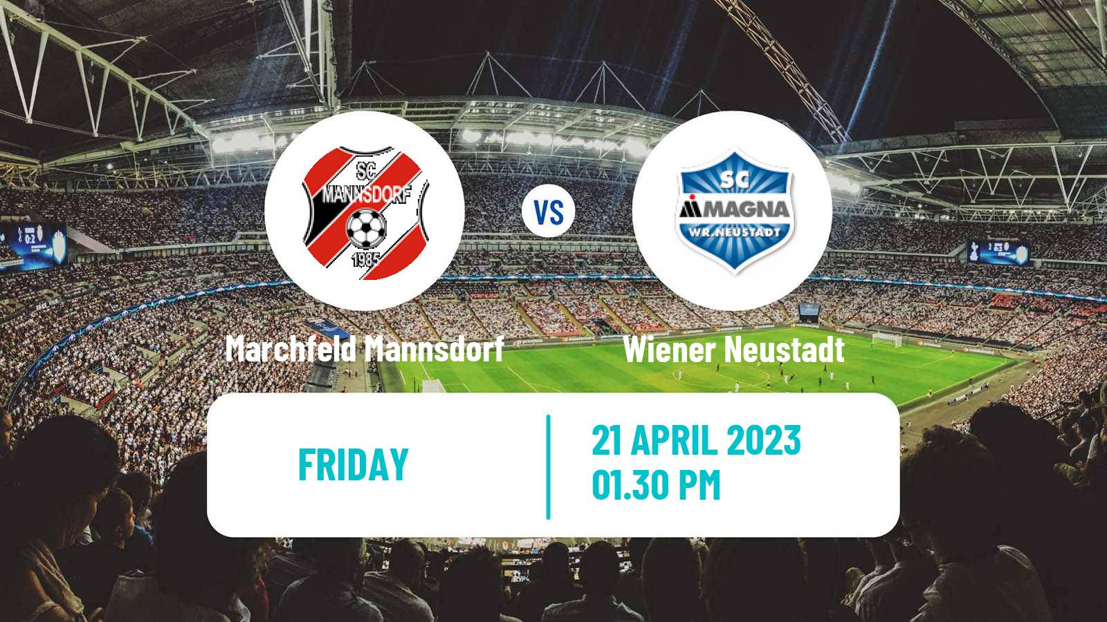 Soccer Austrian Regionalliga East Marchfeld Mannsdorf - Wiener Neustadt