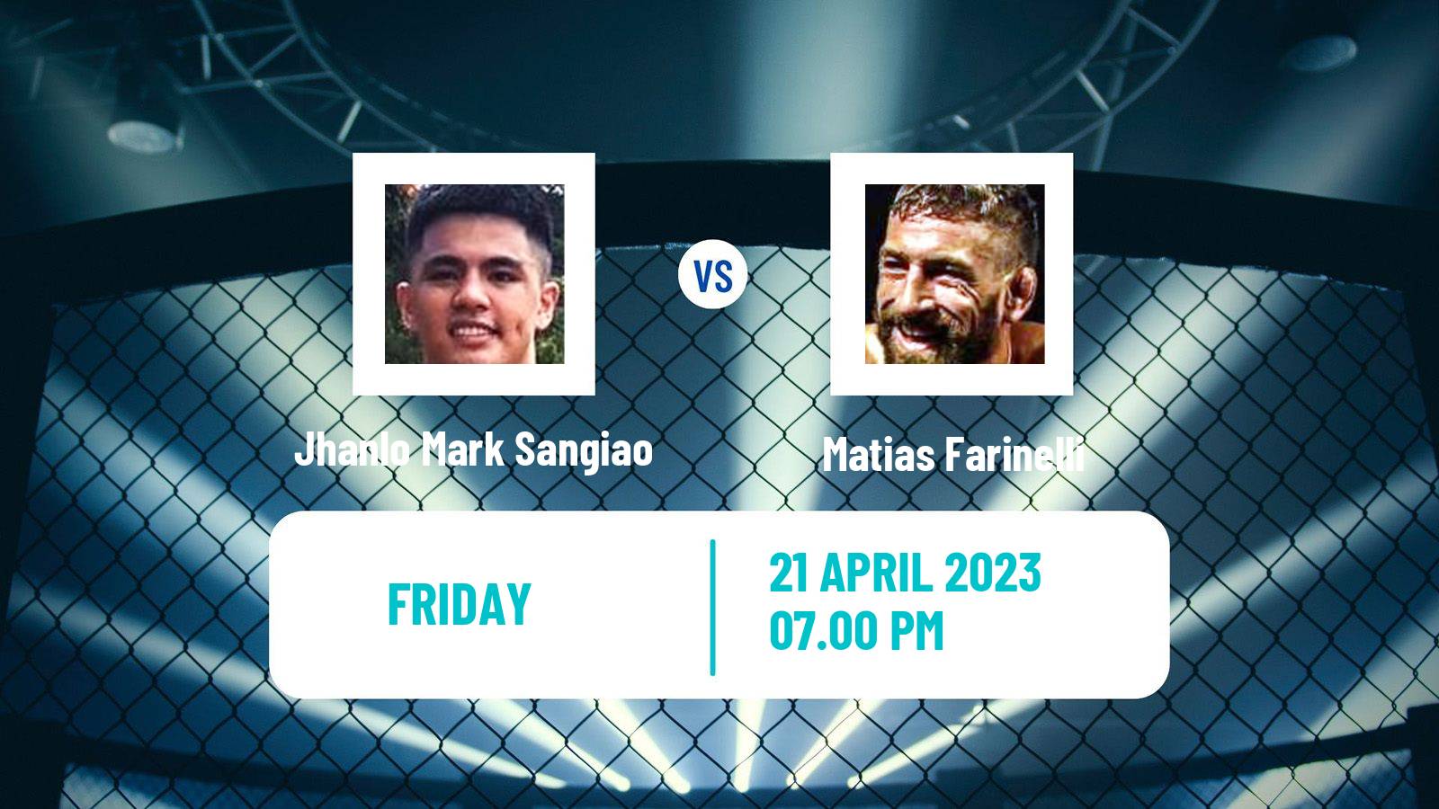 MMA MMA Jhanlo Mark Sangiao - Matias Farinelli