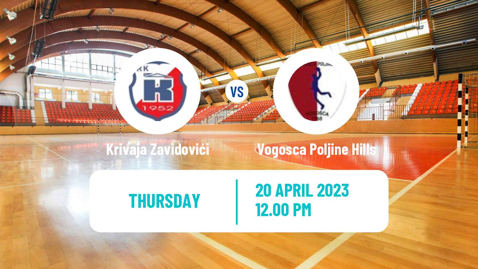 Handball Bosnian Premijer Liga Handball Krivaja Zavidovići - Vogosca Poljine Hills