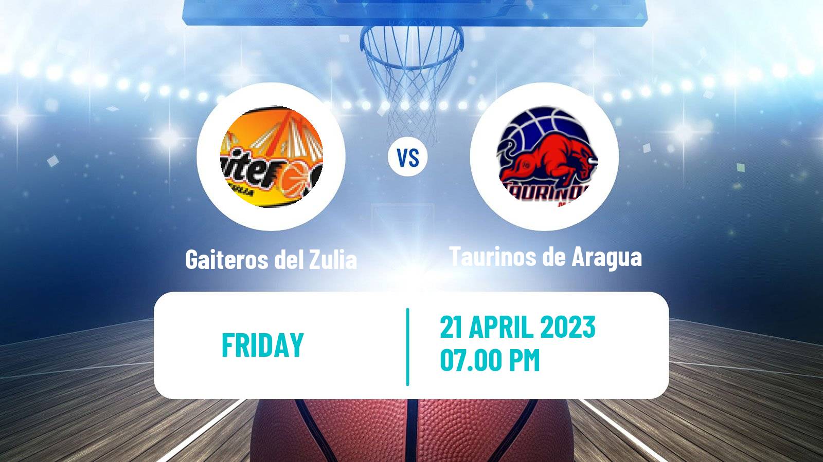 Basketball Venezuelan Superliga Basketball Gaiteros del Zulia - Taurinos de Aragua