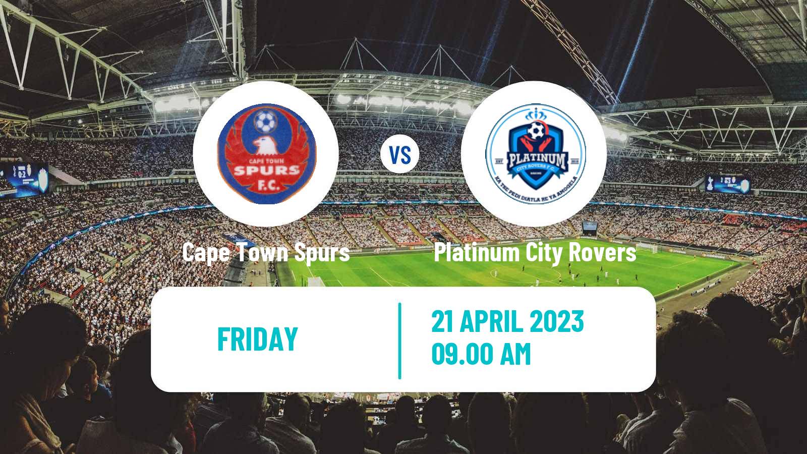 Soccer South African First Division Cape Town Spurs - Platinum City Rovers