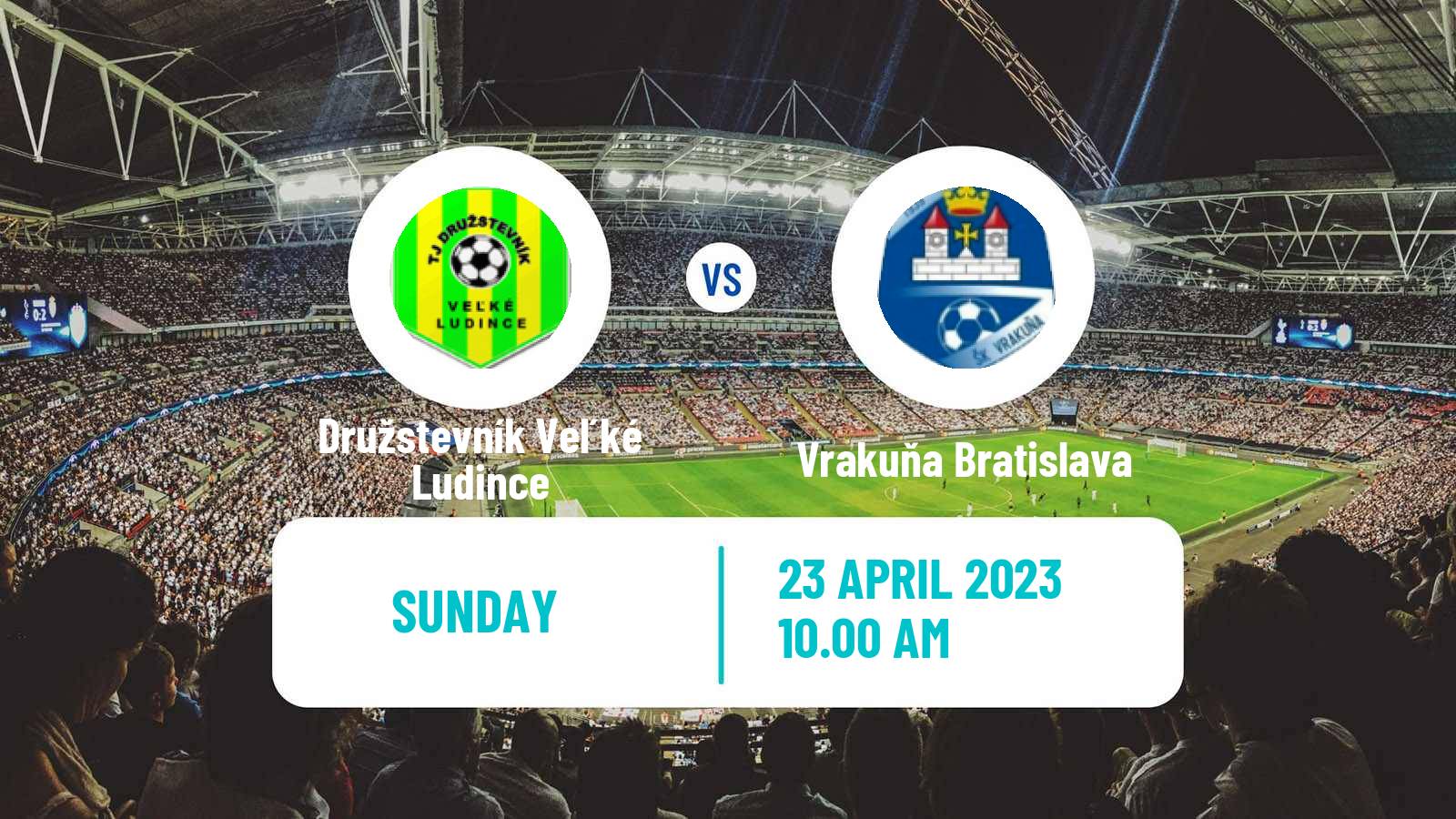 Soccer Slovak 3 Liga West Družstevník Veľké Ludince - Vrakuňa Bratislava
