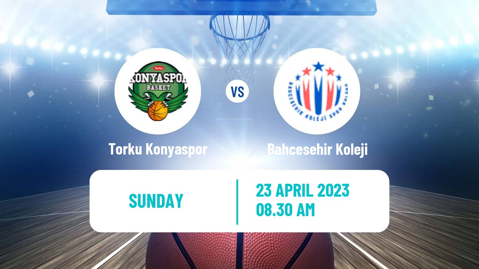 Basketball Turkish Basketball Super Ligi Torku Konyaspor - Bahcesehir Koleji