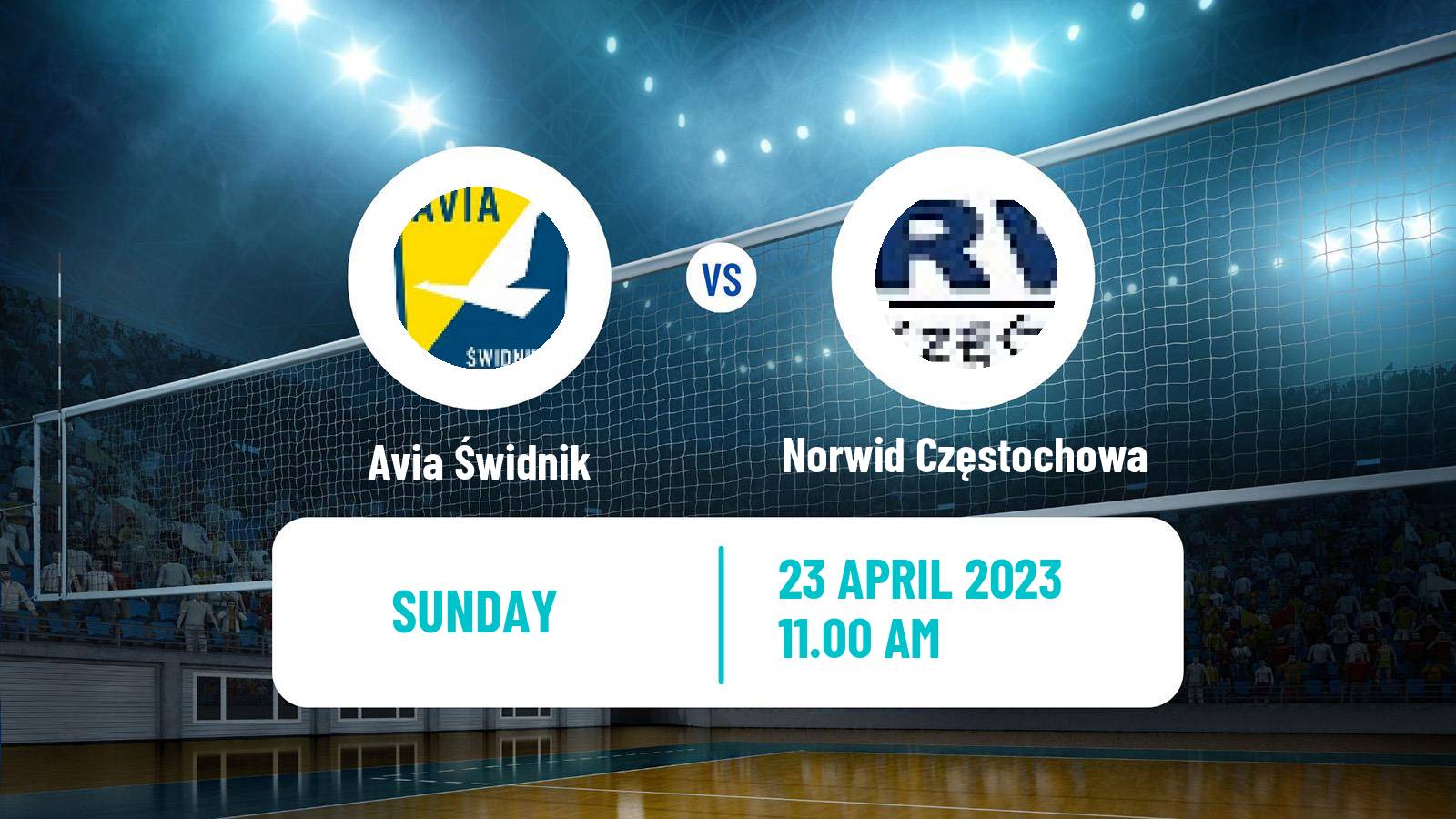 Volleyball Polish I Liga Volleyball Avia Świdnik - Norwid Częstochowa