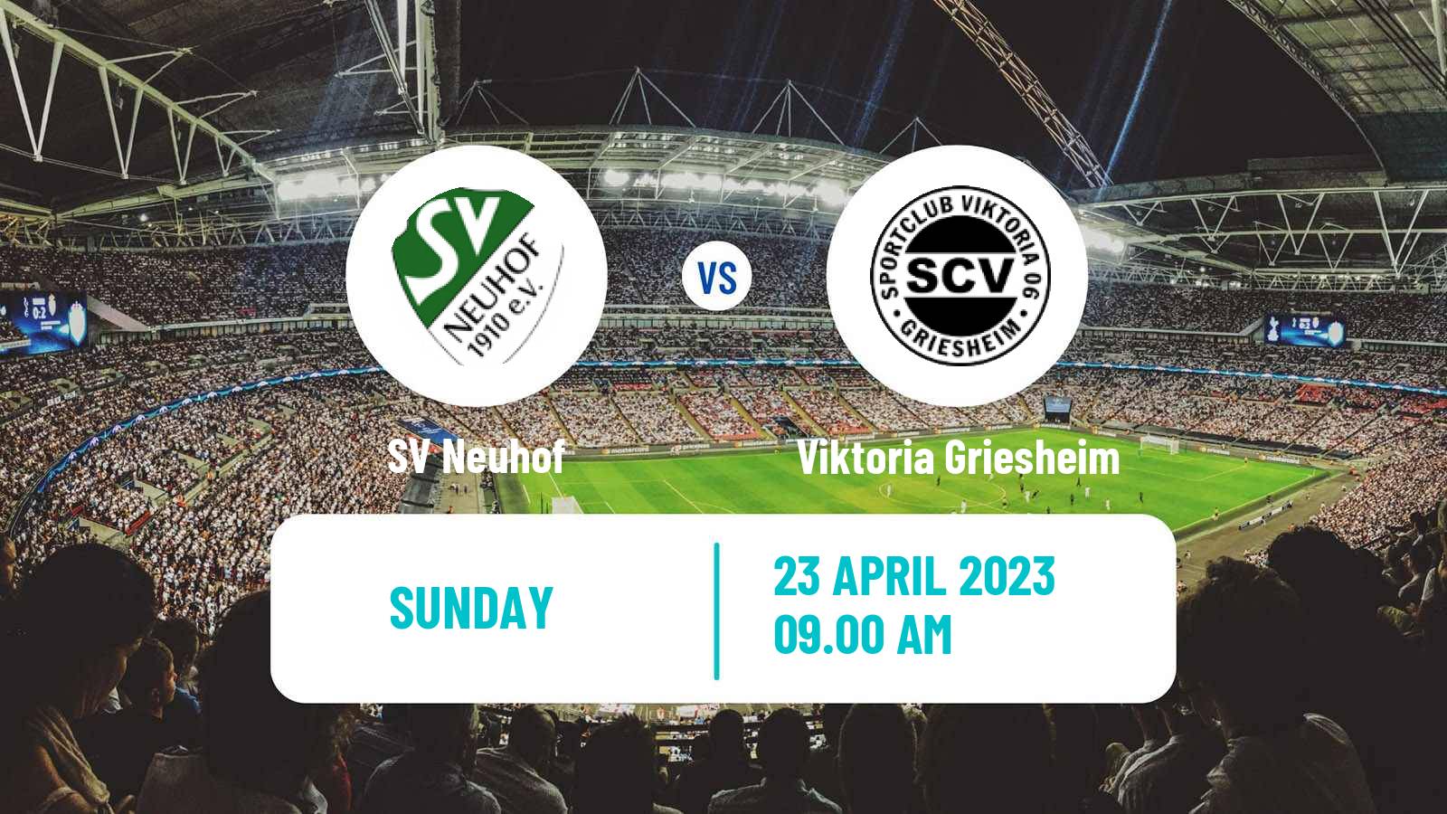 Soccer German Oberliga Hessen Neuhof - Viktoria Griesheim
