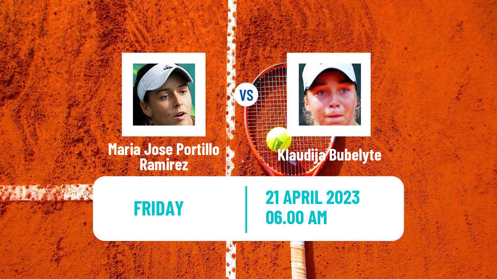 Tennis ITF Tournaments Maria Jose Portillo Ramirez - Klaudija Bubelyte