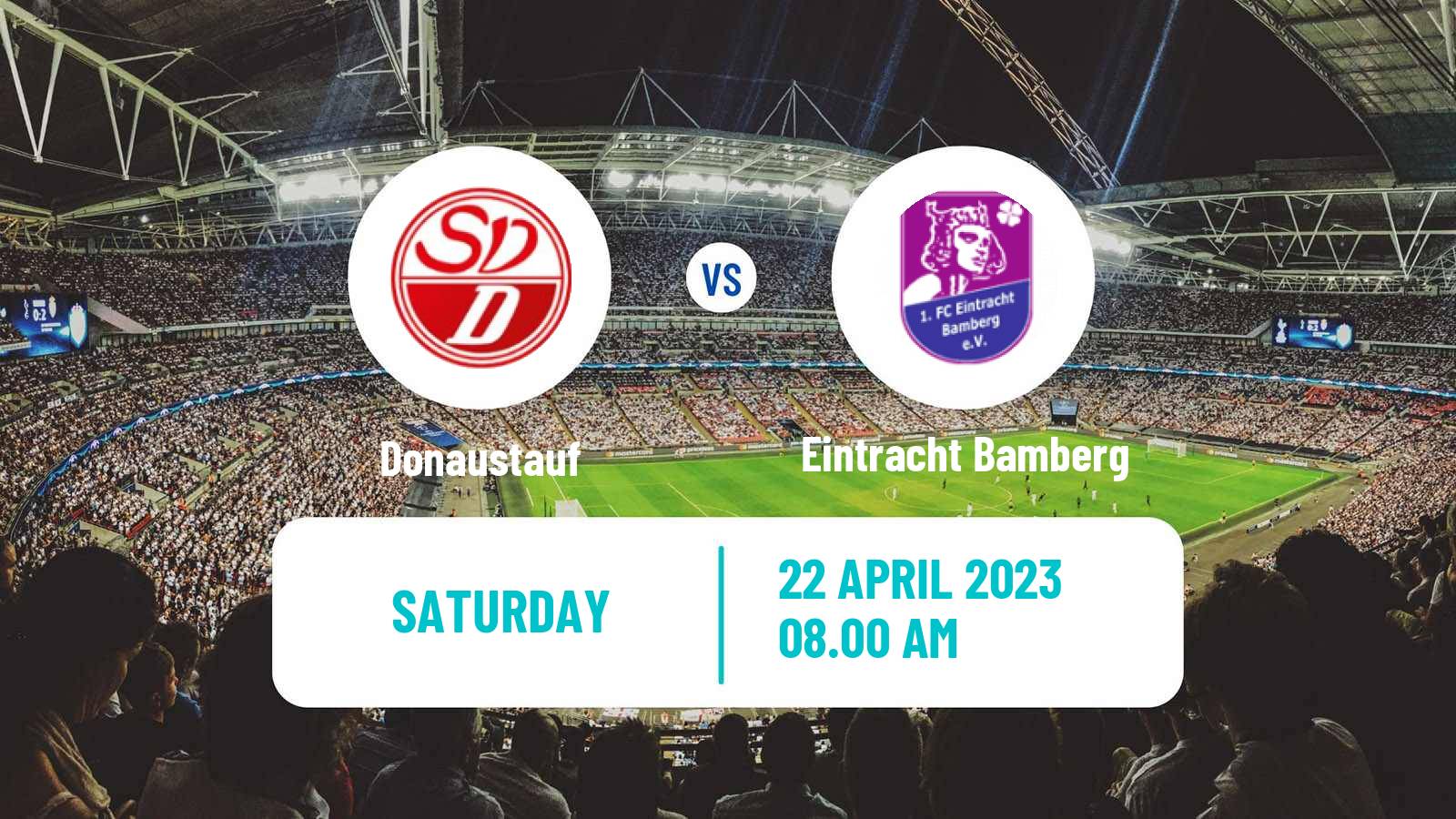 Soccer German Oberliga Bayern Nord Donaustauf - Eintracht Bamberg