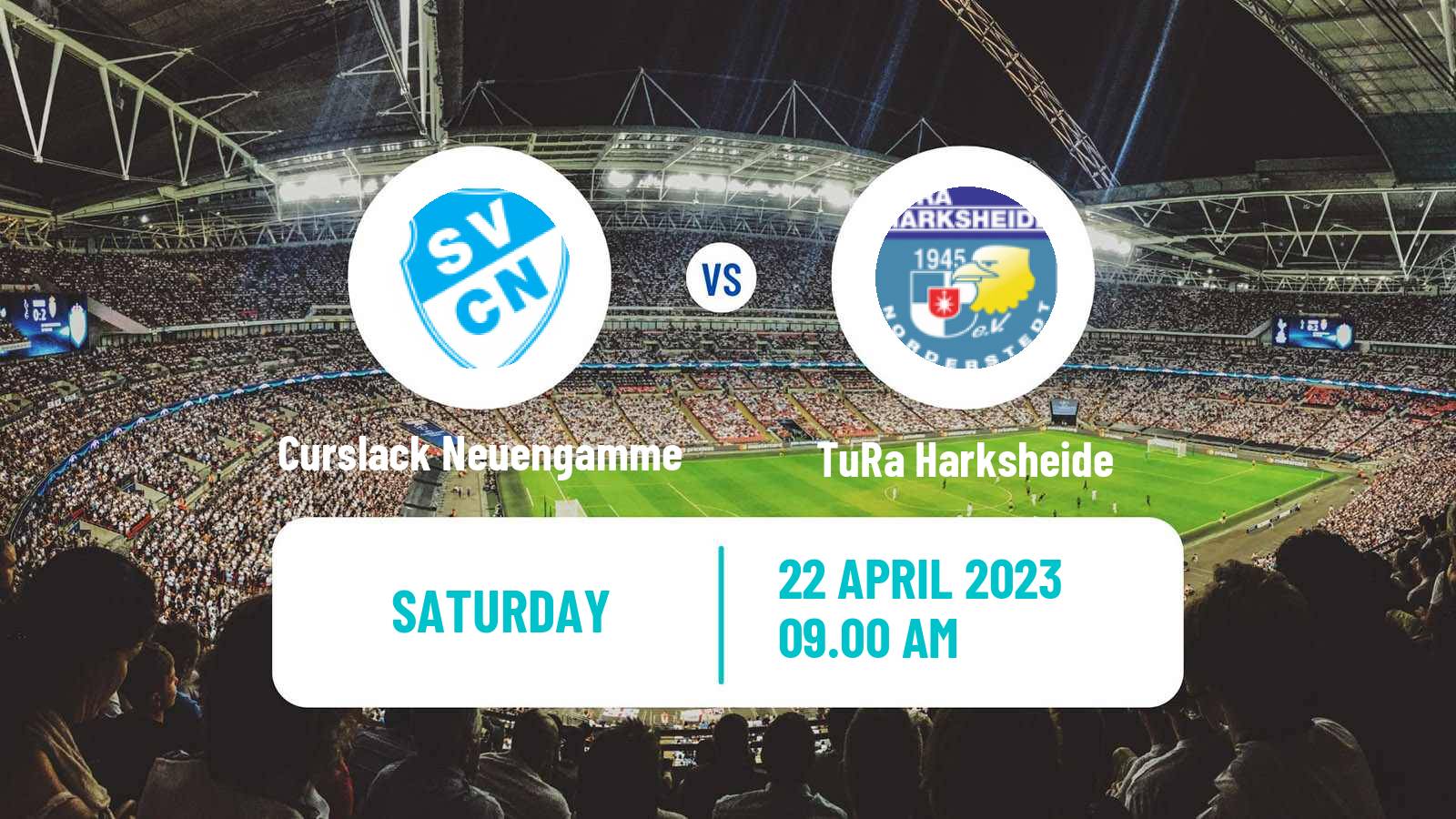 Soccer German Oberliga Hamburg Curslack Neuengamme - TuRa Harksheide