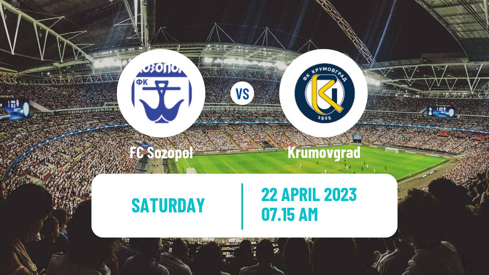 Soccer Bulgarian Vtora Liga Sozopol - Krumovgrad