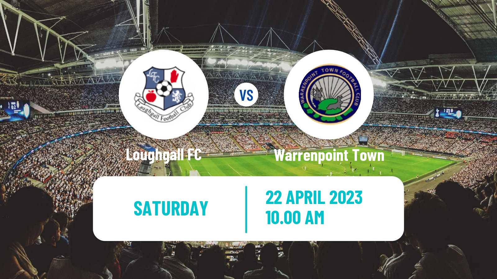 Soccer Northern Irish Championship Loughgall - Warrenpoint Town