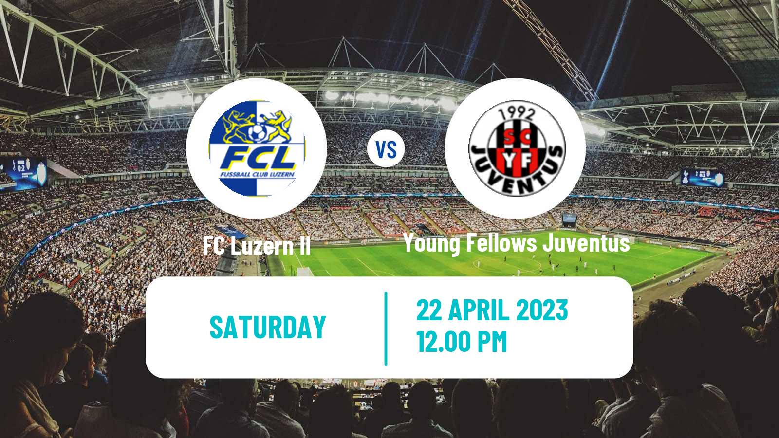 Soccer Swiss Promotion League Luzern II - Young Fellows Juventus