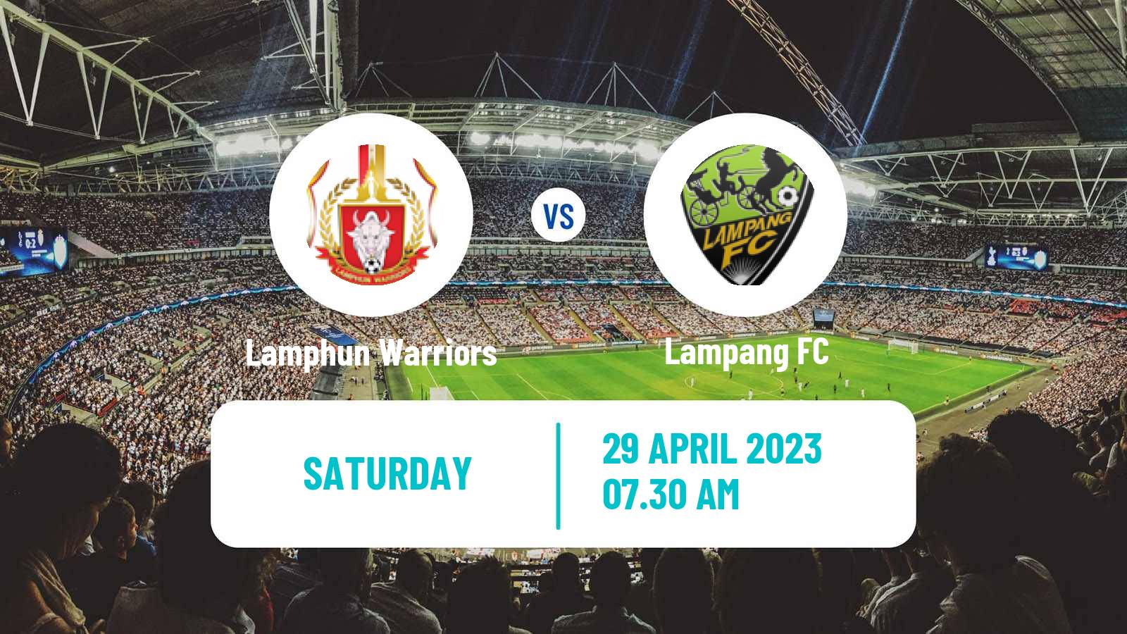 Soccer Thai League 1 Lamphun Warriors - Lampang