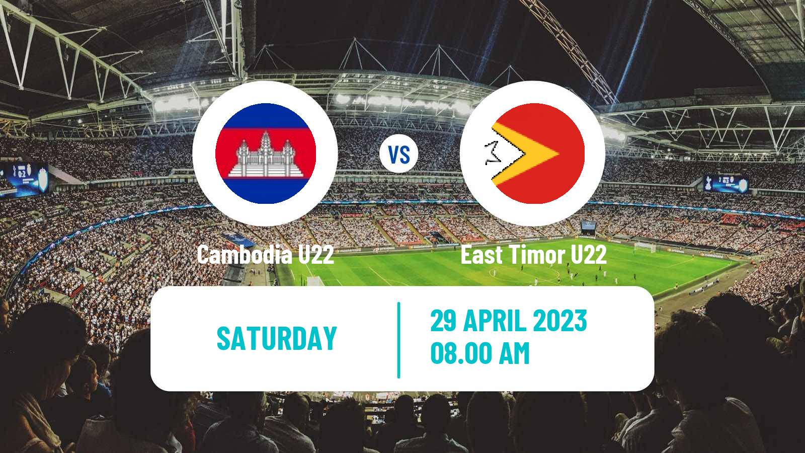 Soccer Southeast Asian Games Cambodia U22 - East Timor U22