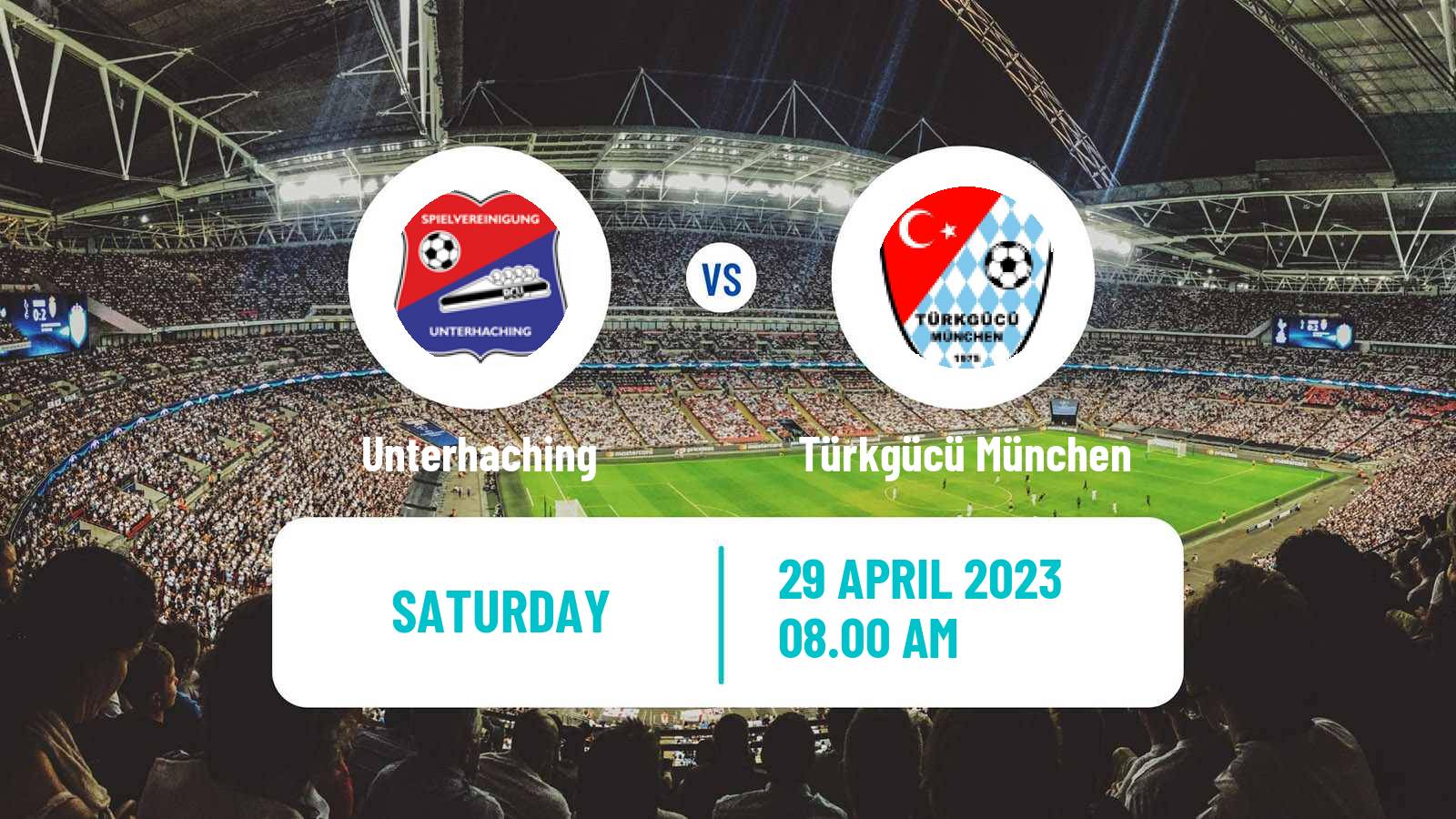 Soccer German Regionalliga Bayern Unterhaching - Türkgücü München